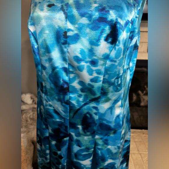 CONNECTED APPAREL Shades of Blue Dress Size 12 New - Picture 8 of 10
